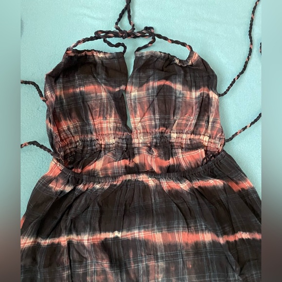 LOVESTITCH Marfa maxi dress empire waist strappy halter 2 pockets NWT size S - Picture 6 of 14